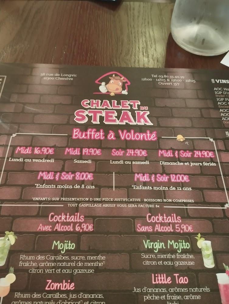 Chalet du Steak - Menu Image 3